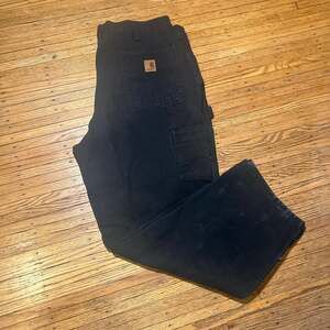 Carhartt Black Duck Canvas Carpenter Pants, Men's Large 40x30